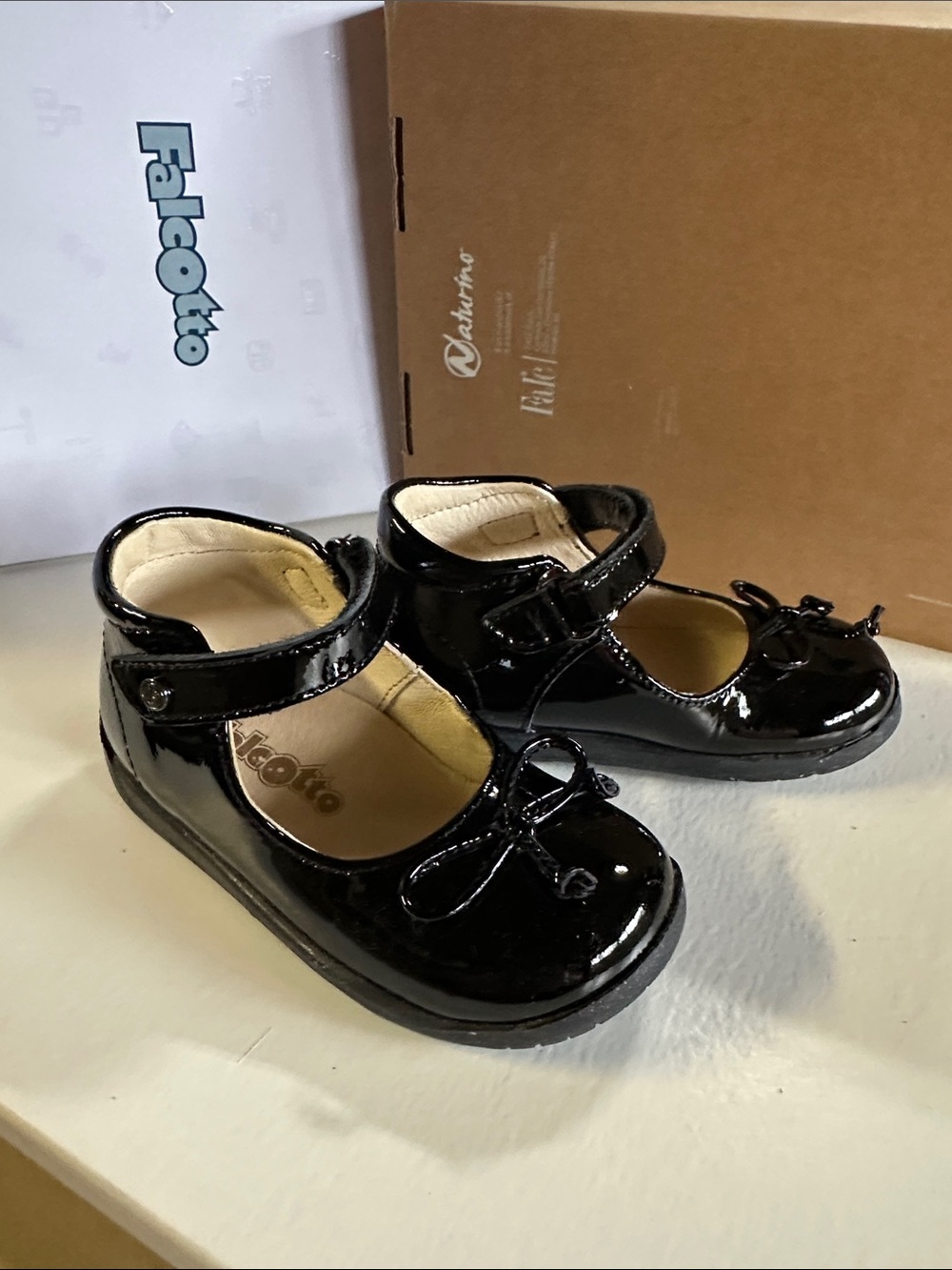 Alcott Black Patent Mary Jane Shoes with Bow